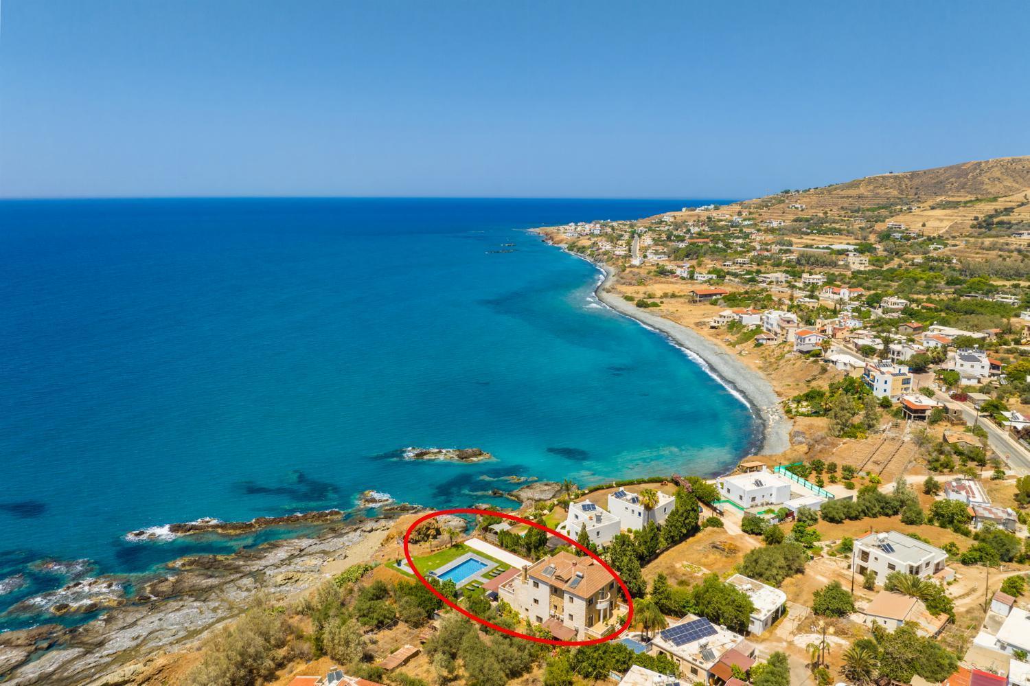 Villa Beach Heaven Pomos Esterno foto