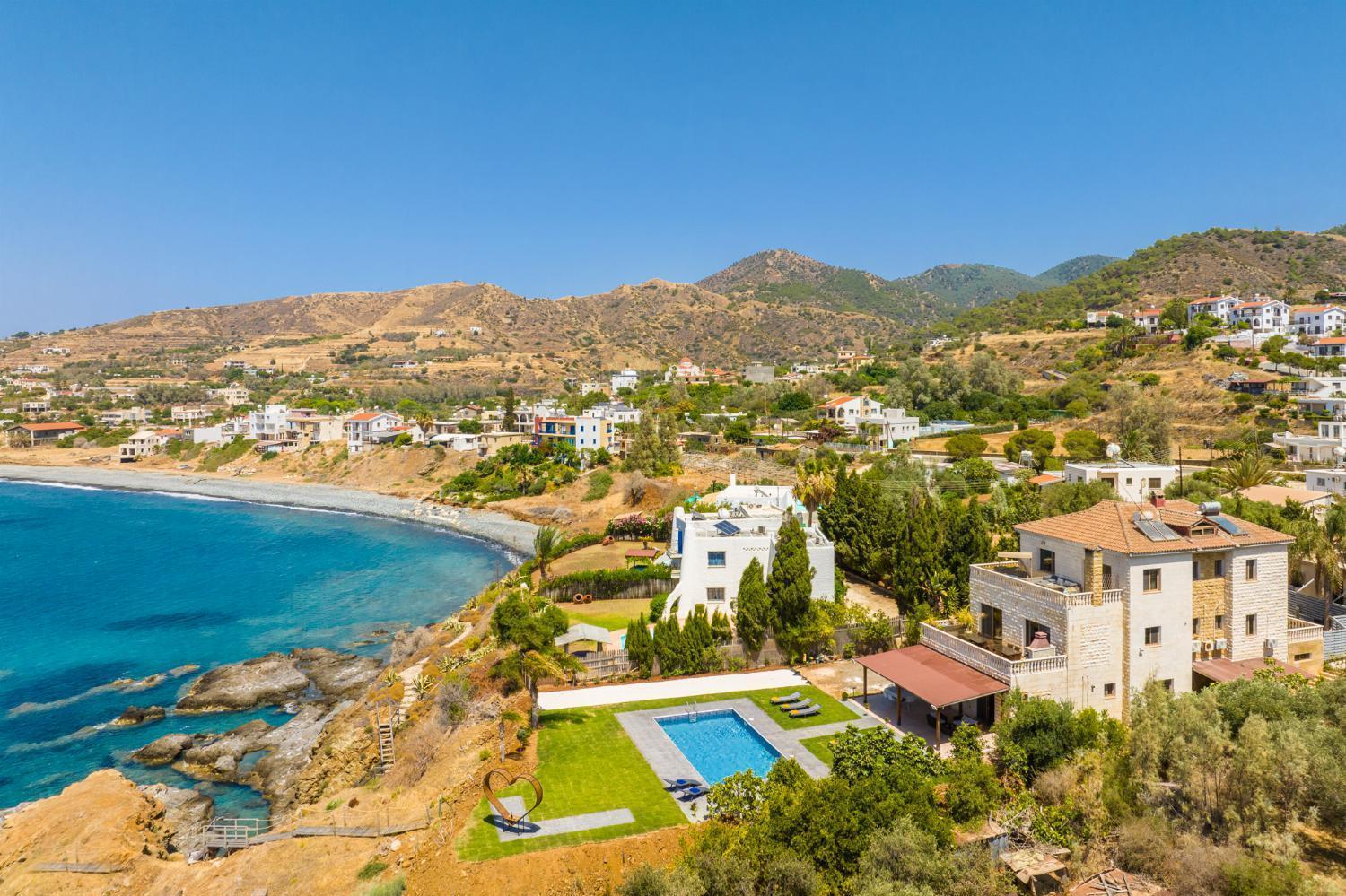 Villa Beach Heaven Pomos Esterno foto